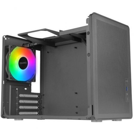 Mars Gaming MCXPS Caja Gaming Minitorre Negro con Cristal Templado
